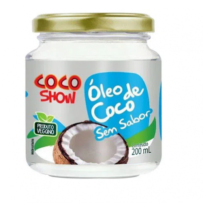 Aceite de coco 200ml sin sabor coco show