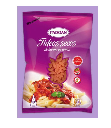 Fideos de arroz & zanahoria Padoan 500gr