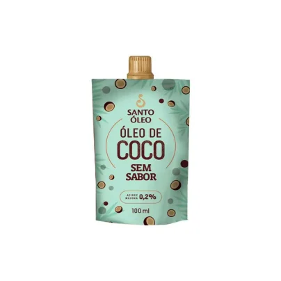 Aceite de coco sin sabor santo oleo 100ml