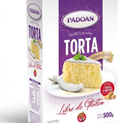 Premezcla para torta sabor coco Padoan 500gr