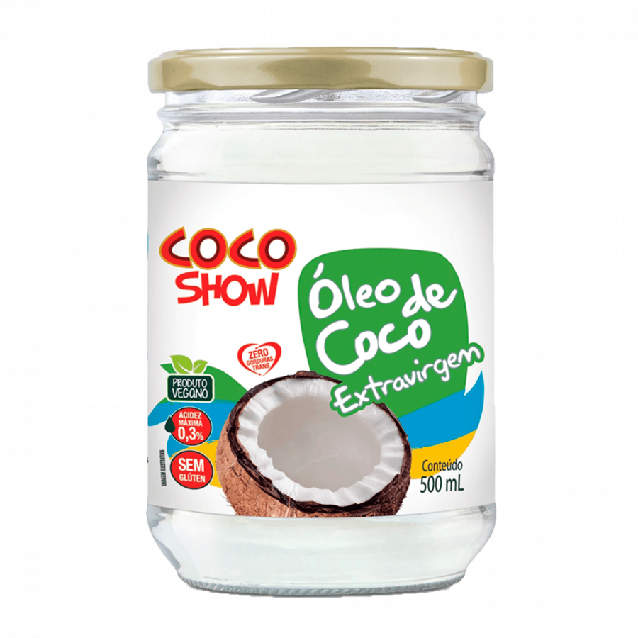 Aceite de coco 500ml extra virgen coco show