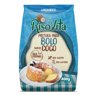 Mezcla para torta sabor coco Risovita 400gr