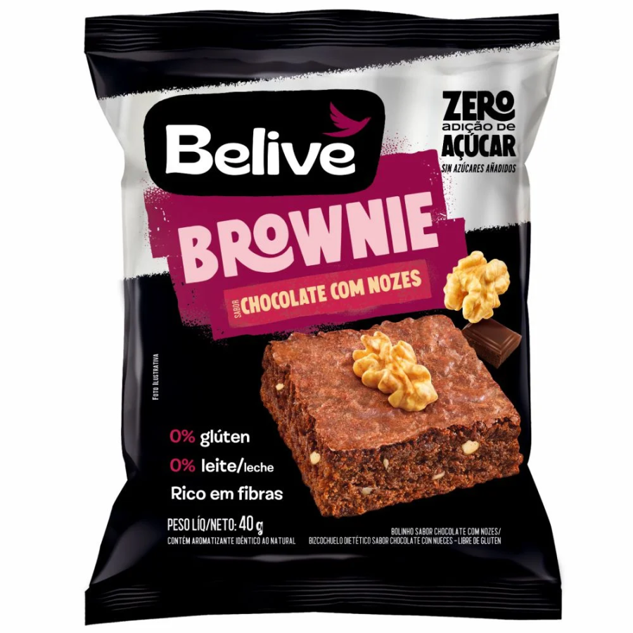 Brownie belive nuez y chocolate