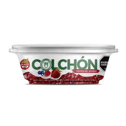 Yogur vegano sin azucar de frutos rojos