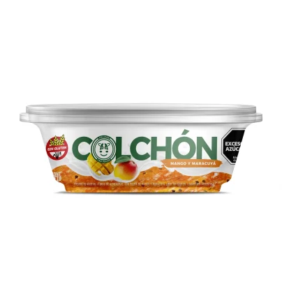 Yogur vegano de mango y mburucuya sin azúcar